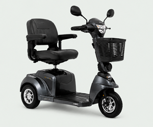 Comfortabele 3-wiel scootmobiel voor dagelijks gebruik