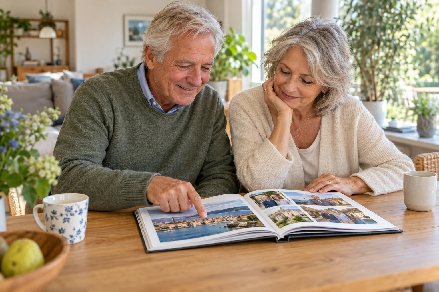 Samen een fotoboek bekijken
